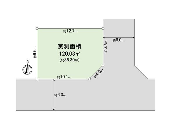 小平市栄町1丁目 土地 区画図 小平市栄町1丁目 土地 区画図