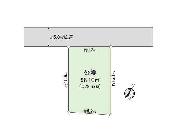 東村山市恩多町2丁目 土地 区画図 東村山市恩多町2丁目 土地 区画図