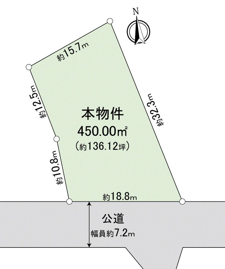 東村山市栄町3丁目 土地 区画図 区画図