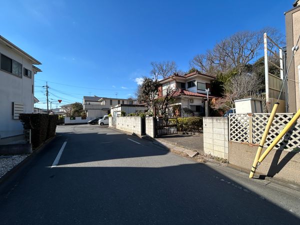 東村山市諏訪町2丁目 土地 前面道路含む外観 東村山市諏訪町2丁目 土地 前面道路含む外観