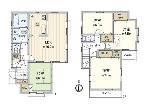東村山市多摩湖町4丁目 戸建 間取図(平面図) 東村山市多摩湖町4丁目 戸建 間取図(平面図)