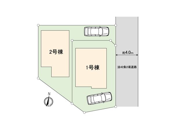 東大和市清水2丁目 新築2号棟 区画図
