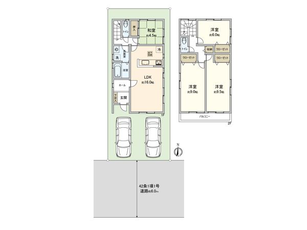 東大和市仲原3丁目 戸建 間取図(平面図) 東大和市仲原3丁目 戸建 間取図(平面図)