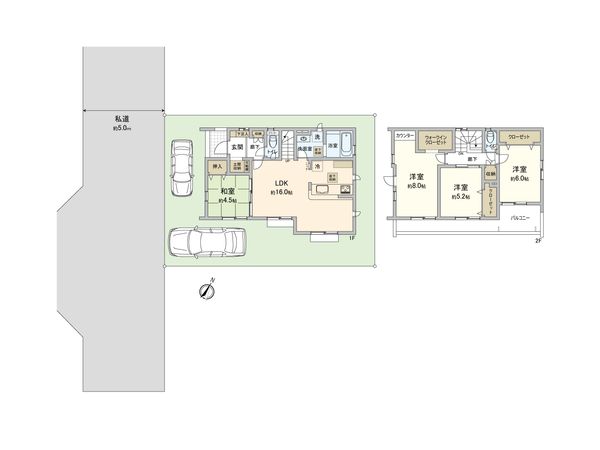 東村山市廻田町4丁目 新築戸建 間取図(平面図)
