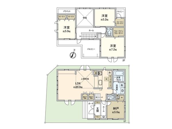 西東京市南町5丁目 B号棟 間取図(平面図)