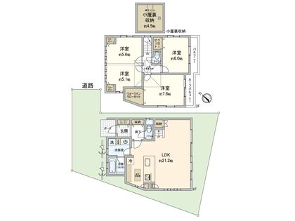 東村山市栄町3丁目 新築戸建6号棟 外観