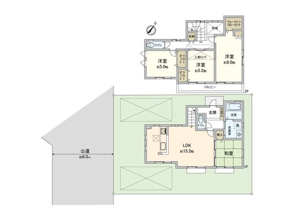 東村山市恩多町4丁目 戸建 間取図(平面図)