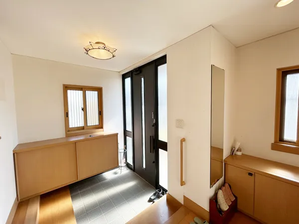 広々としたゆとりある玄関です