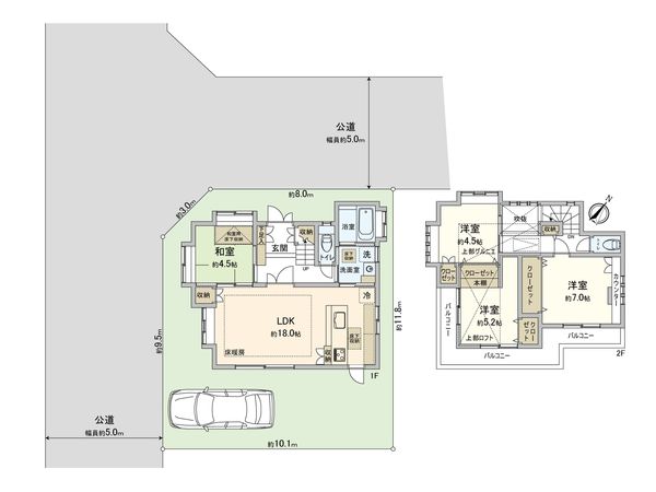 東村山市恩多町3丁目 戸建 間取図(平面図) 東村山市恩多町3丁目 戸建 間取図(平面図)