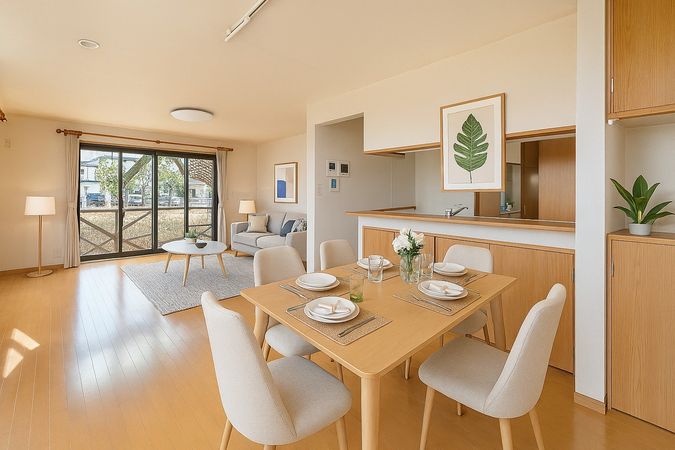 東大和市蔵敷2丁目 戸建 リビング