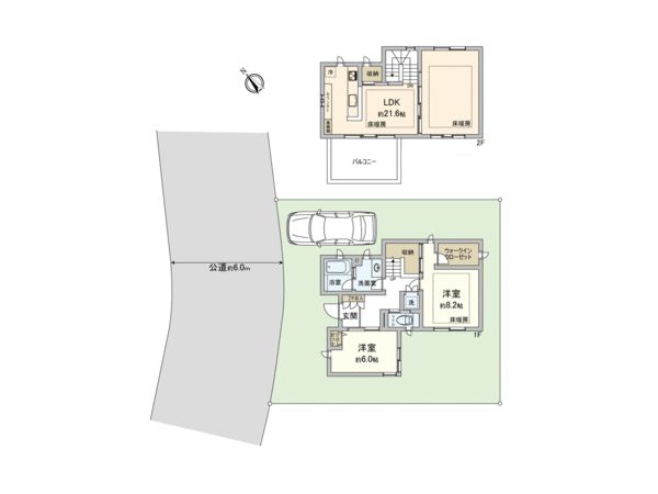 東村山市恩多町1丁目 戸建 間取図(平面図) 東村山市恩多町1丁目 戸建 間取図(平面図)