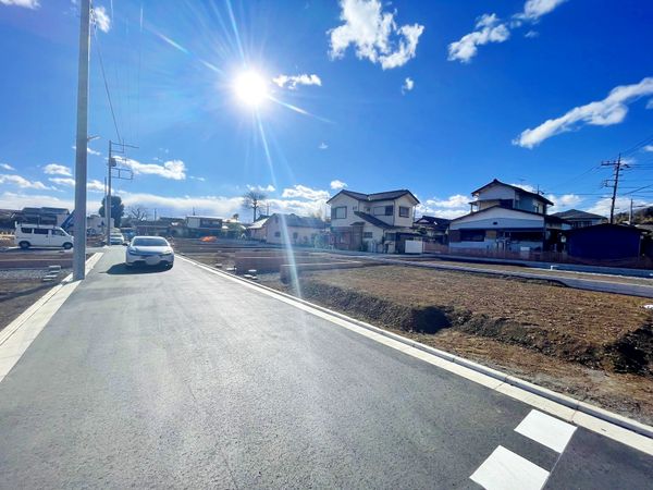 東大和市奈良橋2丁目【新築19号棟】 前面道路含む外観 東大和市奈良橋2丁目【新築19号棟】 前面道路含む外観