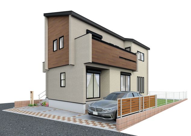 東村山市青葉町3丁目 新築戸建 外観パース図 東村山市青葉町3丁目 新築戸建 外観パース図