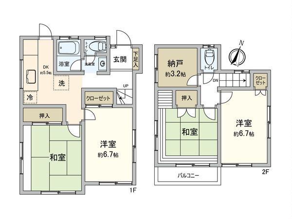 東村山市秋津町4丁目 戸建 間取図(平面図) 東村山市秋津町4丁目 戸建 間取図(平面図)