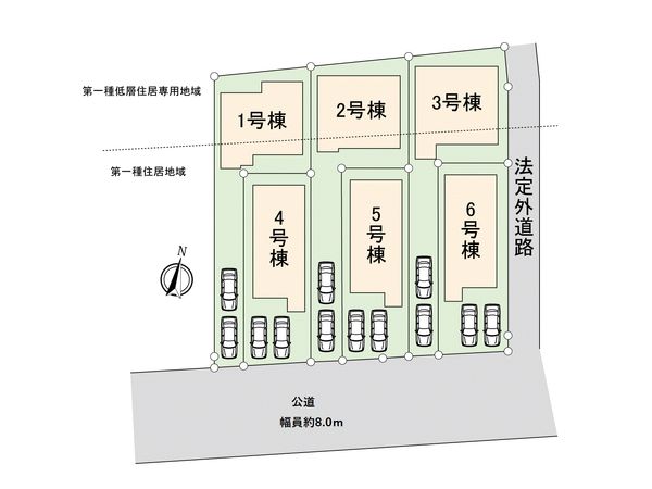 東村山市美住町2丁目【新築5号棟】 間取図(平面図) 東村山市美住町2丁目【新築5号棟】 間取図(平面図)