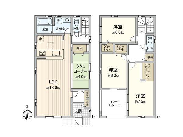 東大和市高木2丁目 オーナチェンジ物件 間取図(平面図)