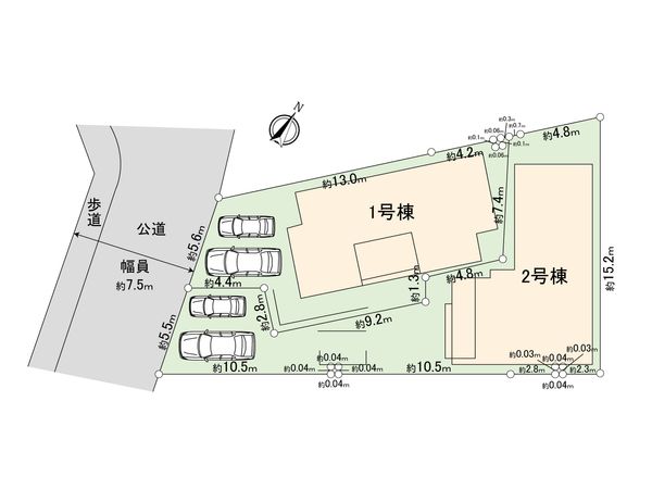 東村山市萩山町2丁目【新築1号棟】 間取図(平面図) 東村山市萩山町2丁目【新築1号棟】 間取図(平面図)