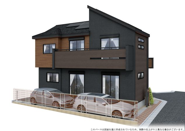 東村山市富士見町2丁目 新築戸建 外観パース図
