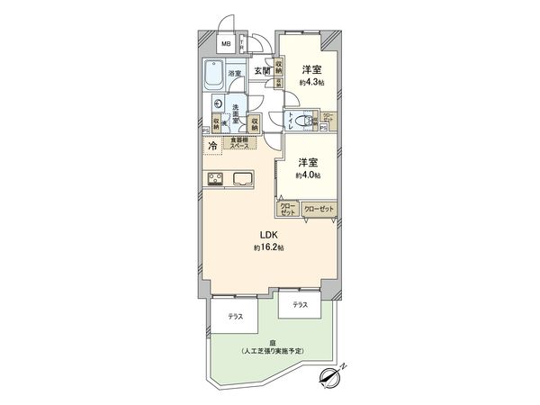 セラード東村山 間取図(平面図) セラード東村山 間取図(平面図)