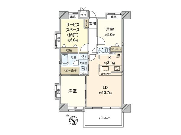 間取図(平面図)