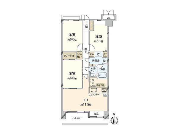 間取図(平面図)