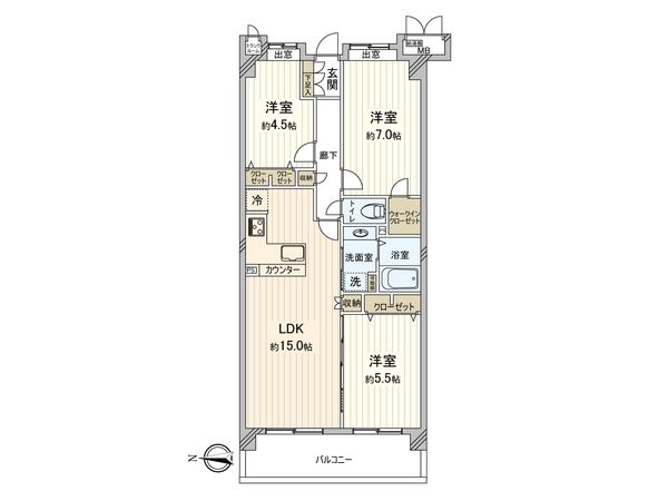 間取図(平面図)