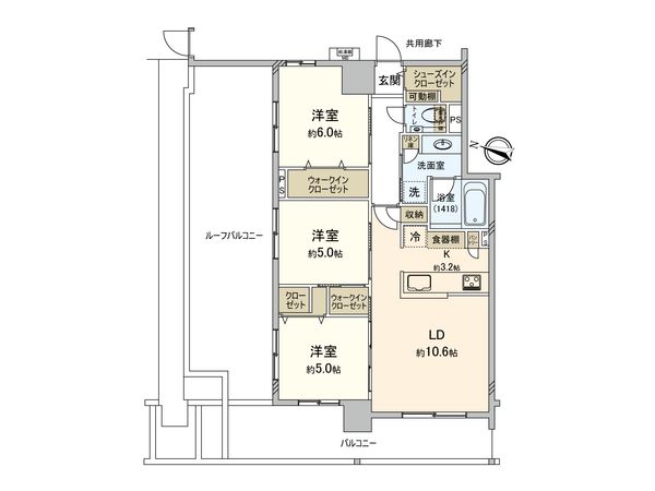エクセレントシティ久米川レジデンス 間取図(平面図) エクセレントシティ久米川レジデンス 間取図(平面図)