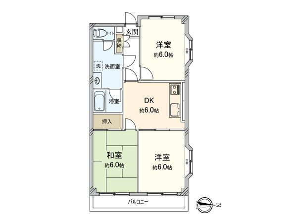 フラワーヒル小平 間取図(平面図) 間取図(平面図)