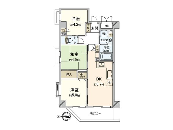 モラード東村山本町 間取図(平面図) 間取図(平面図)