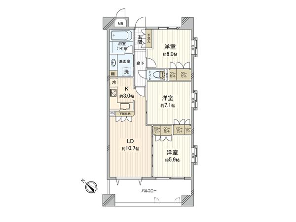 間取図(平面図)