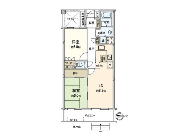 東村山北パークホームズ 間取図(平面図) 間取図(平面図)