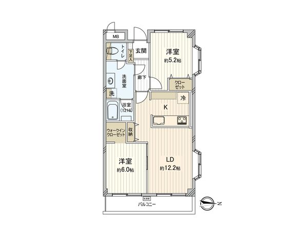 フラワーヒル小平 間取図(平面図) フラワーヒル小平 間取図(平面図)
