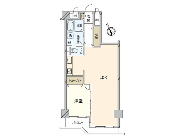 ハイツ久米川 間取図(平面図)