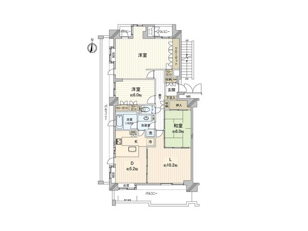 ヴィラージュ・ヴェール 八番館 間取図(平面図) ヴィラージュ・ヴェール 八番館 間取図(平面図)