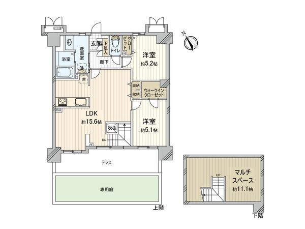 ガーデンステージ久米川 間取図(平面図)