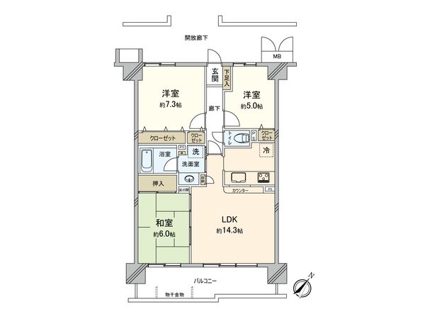 間取図(平面図)
