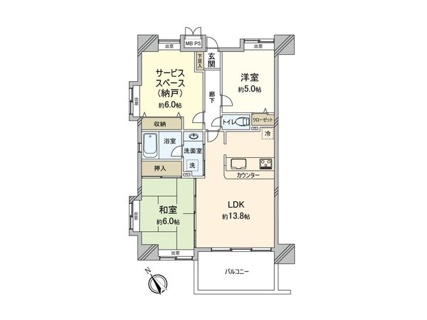ライオンズステーションプラザ久米川 間取図(平面図) ライオンズステーションプラザ久米川 間取図(平面図)