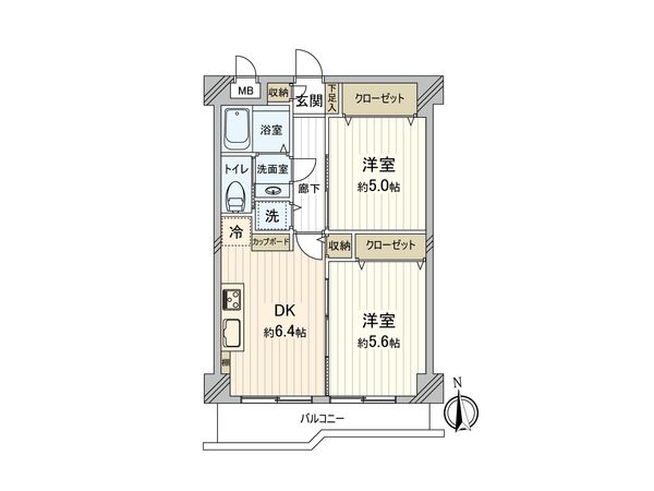 マック柳沢コート 間取図(平面図) マック柳沢コート 間取図(平面図)