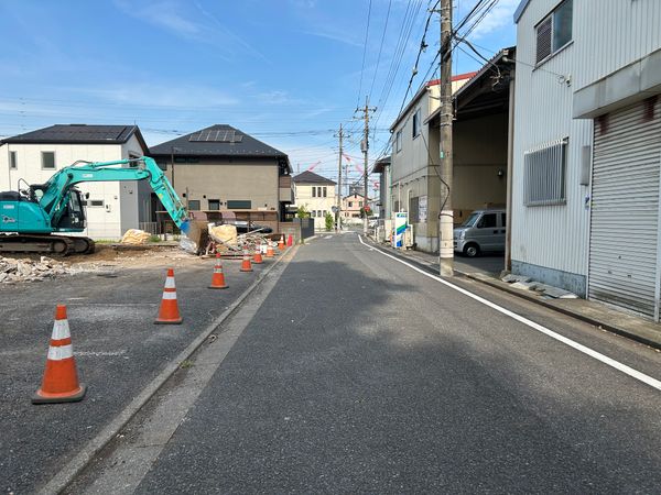 練馬区高松6丁目 土地 1区画 前面道路含む外観 練馬区高松6丁目 土地 1区画 前面道路含む外観