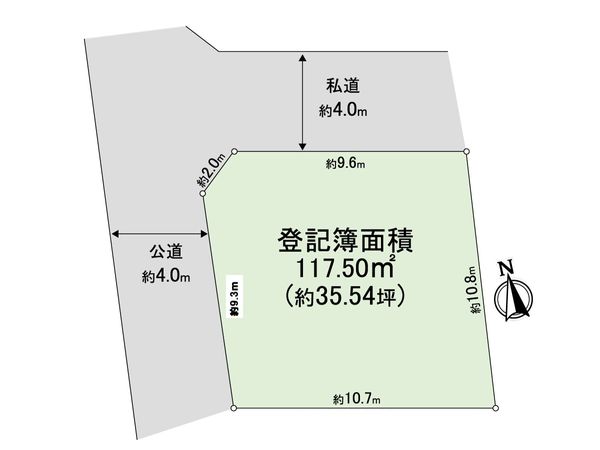 練馬区三原台2丁目 土地 区画図 練馬区三原台2丁目 土地 区画図