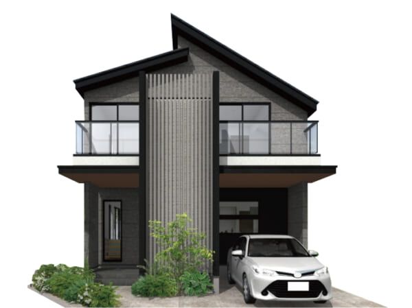 練馬区石神井町7丁目 土地 1区画 建物プラン例 (パース・外観) 建物プラン例 (パース・外観)