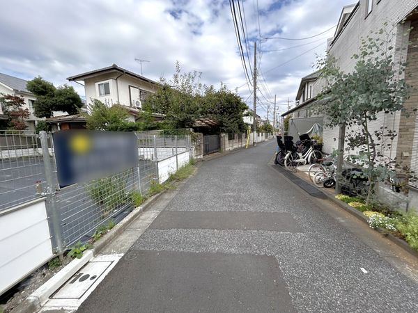 練馬区石神井町7丁目 土地 2区画 前面道路含む外観 前面道路含む外観