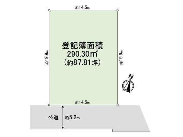 所沢市松が丘1丁目 土地 区画図 所沢市松が丘1丁目 土地 区画図