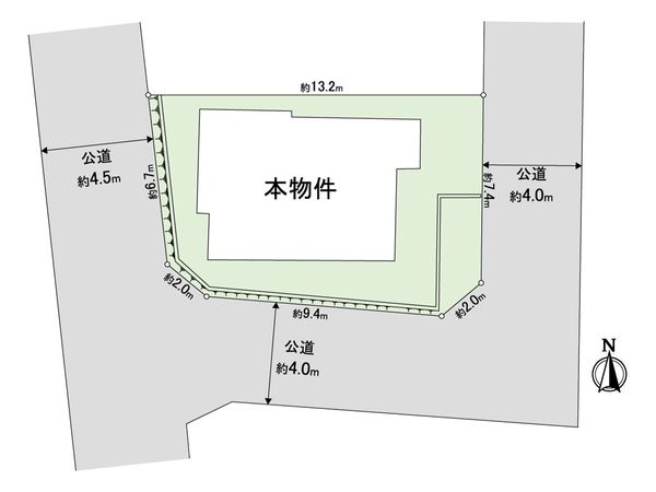 練馬区大泉町2丁目 土地 区画図 練馬区大泉町2丁目 土地 区画図