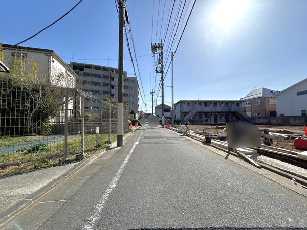 練馬区南田中1丁目 土地 2号地 前面道路含む外観 練馬区南田中1丁目 土地 2号地 前面道路含む外観
