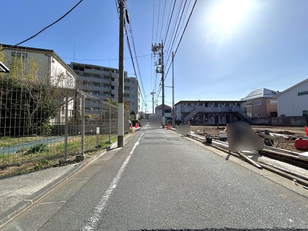 練馬区南田中1丁目 土地 3号地 前面道路含む外観 前面道路含む外観