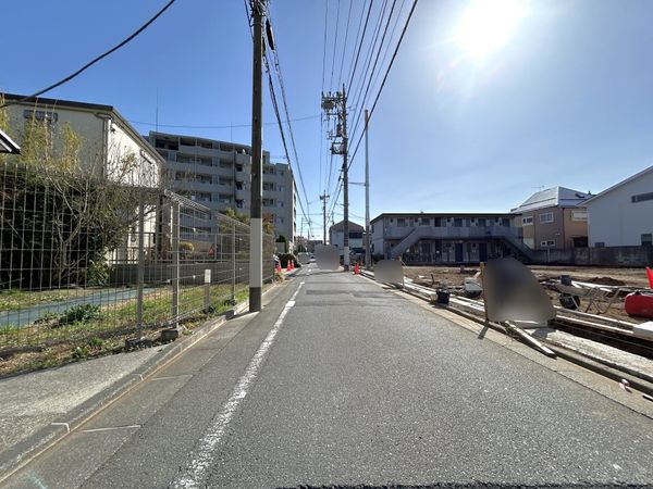 練馬区南田中1丁目 土地 4号地 前面道路含む外観 練馬区南田中1丁目 土地 4号地 前面道路含む外観