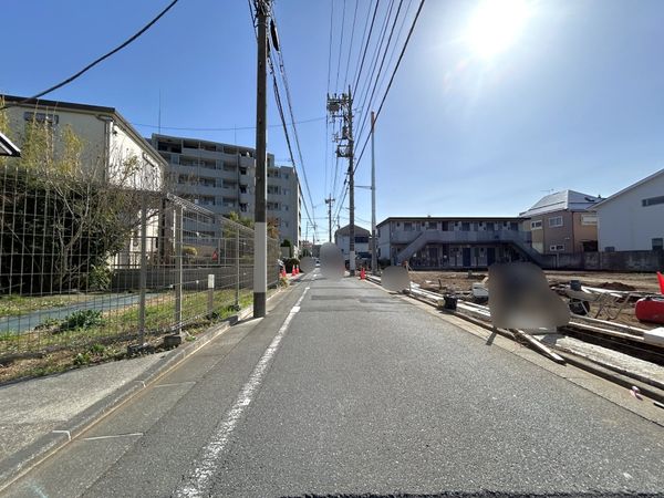 練馬区南田中1丁目 土地 6号地 前面道路含む外観 練馬区南田中1丁目 土地 6号地 前面道路含む外観