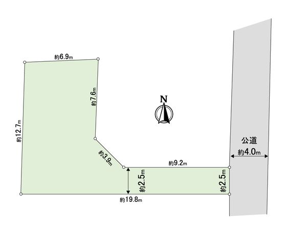 練馬区富士見台3丁目土地 区画図