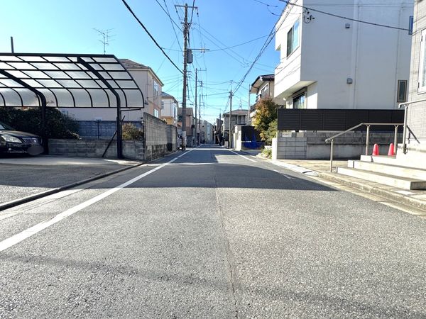 練馬区富士見台1丁目 土地 前面道路含む外観 練馬区富士見台1丁目 土地 前面道路含む外観